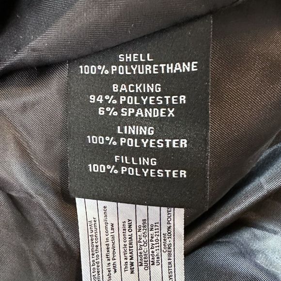 Bagatelle NYC Oversized Faux Leather Puffer Jacket - Size Medium - Picture 8 of 8